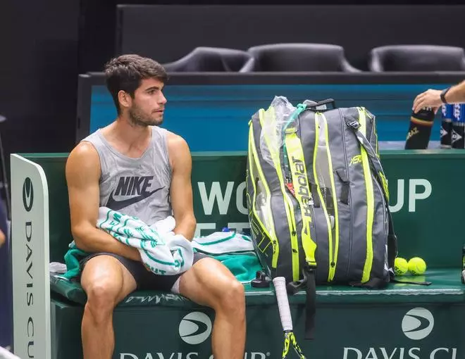 La Armada ya entrena en Valencia para la Copa Davis