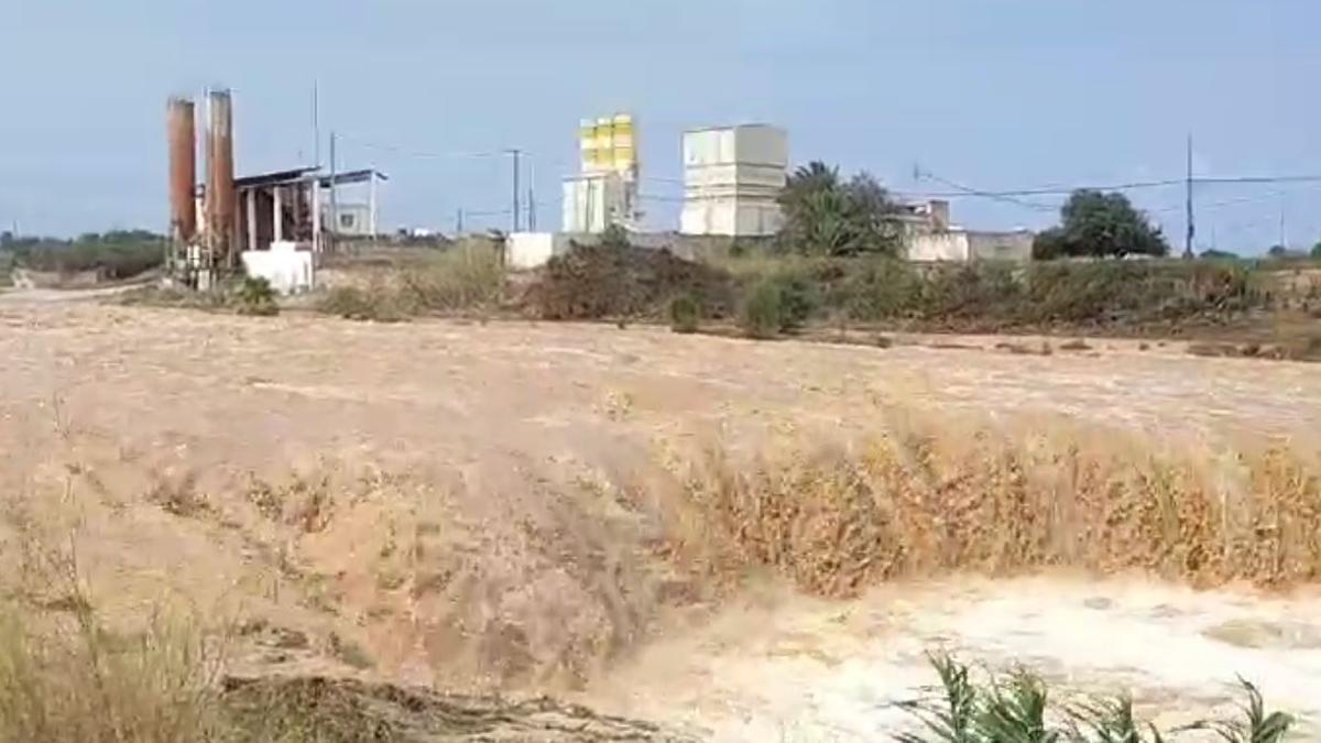 DANA: Rambla del río Seco en Benicarló