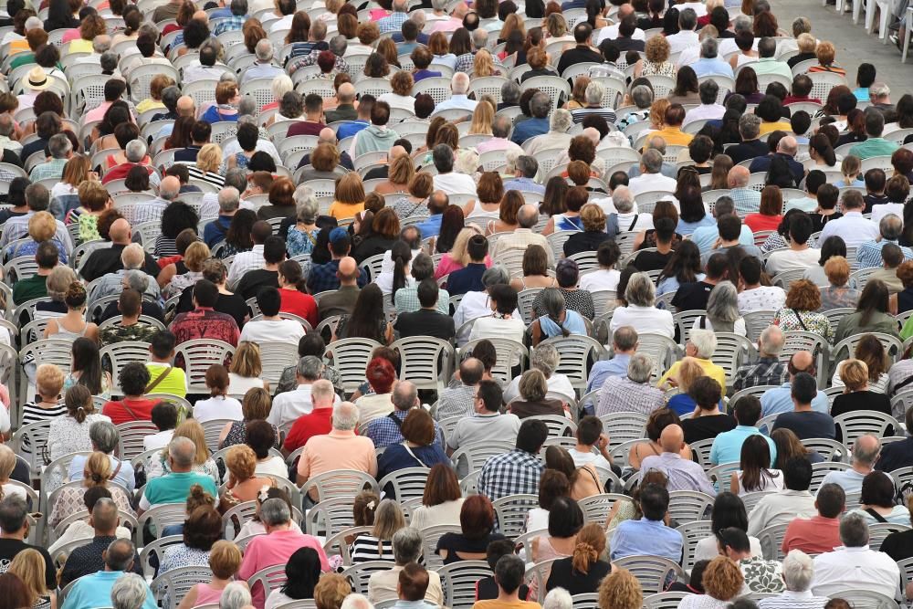 La OSG, en A Coruña por las víctimas de Cataluña