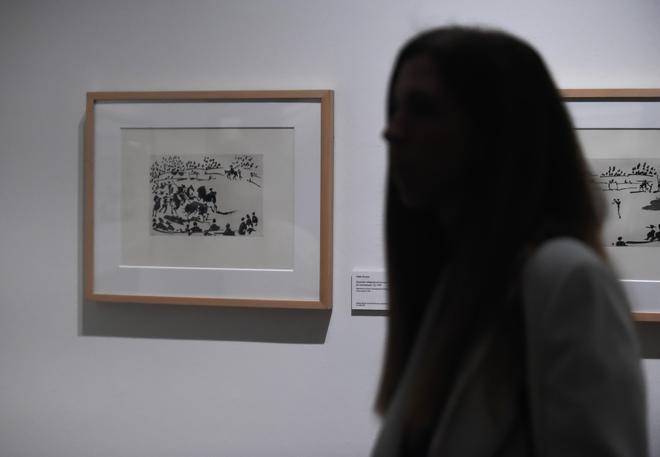Exposición 'Goya / Picasso. Tauromaquias', en el Centro Cultural de la Fundación Unicaja de Málaga