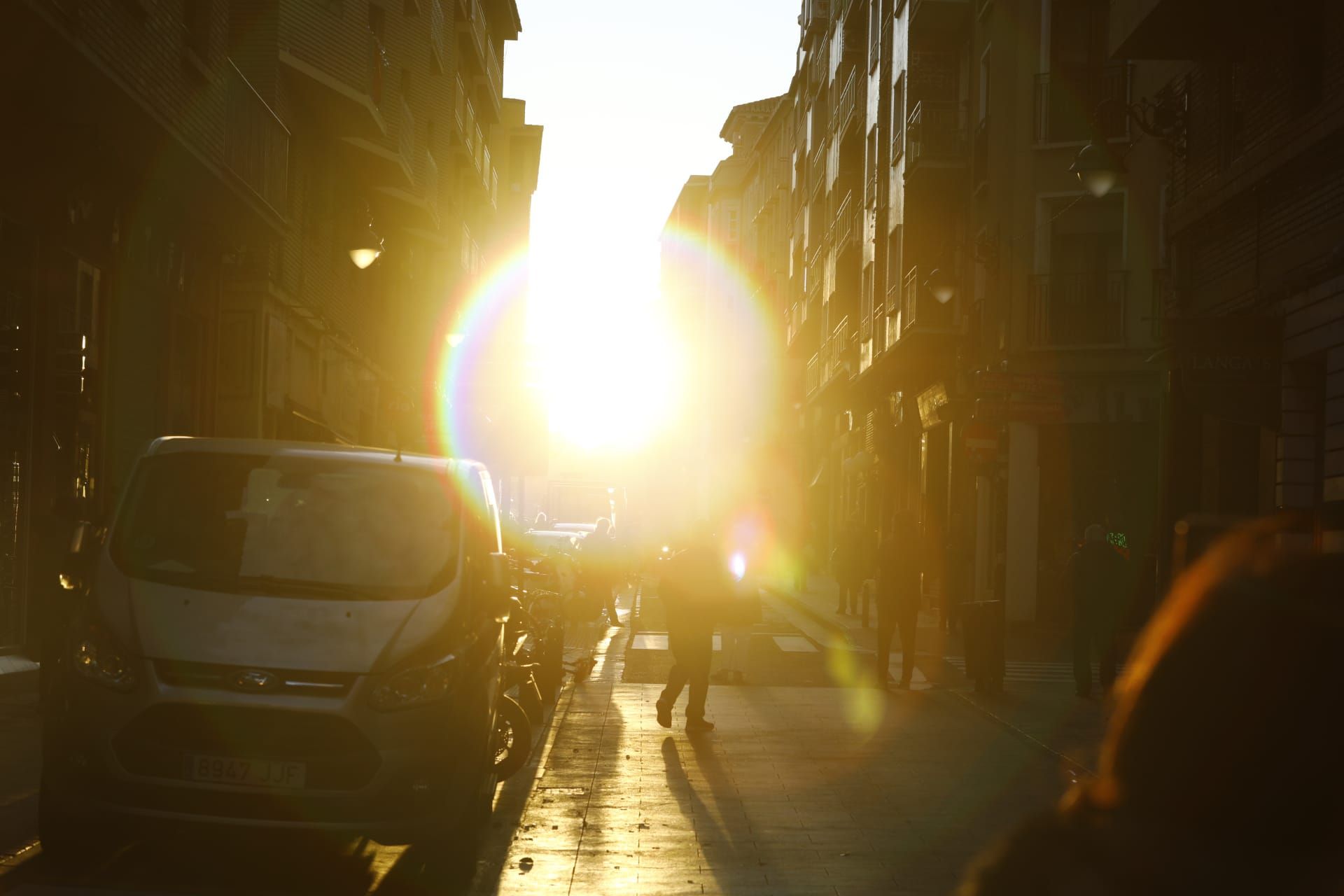 EN IMÁGENES | Así ha sido el hermoso solsticio de invierno en la calle Mayor de Zaragoza