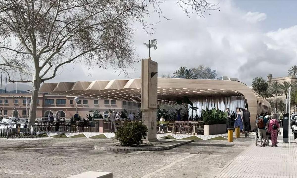 So soll die Bar Pesquero den Plänen der Architekten zufolge bald aussehen