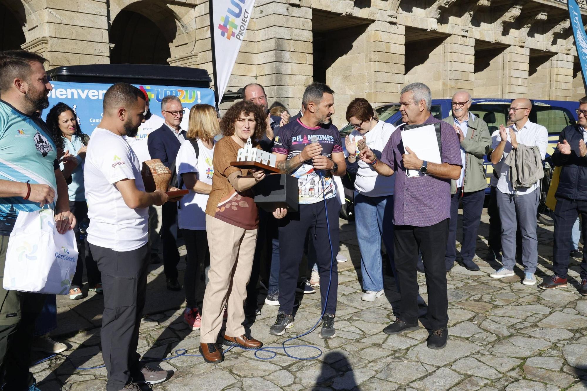 Vicente del Bosque e Irene Villa, en Santiago con el Camino de Valores por la inclusión