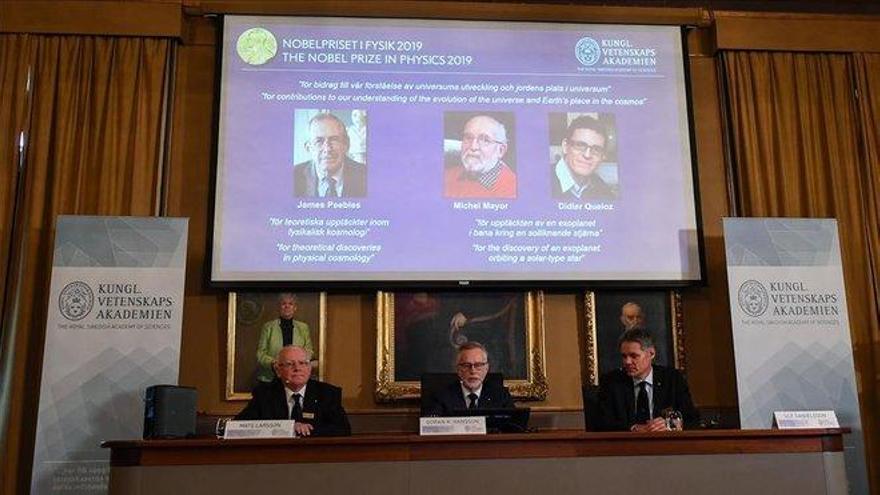 El Nobel de Física 2019 premia descubrimientos en cosmología y exoplanetas