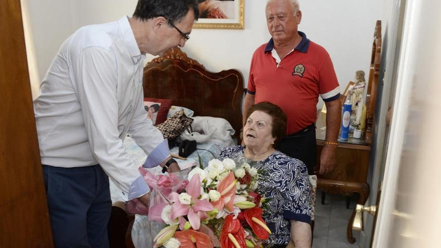 La abuela de Alquerías cumple un siglo de vida