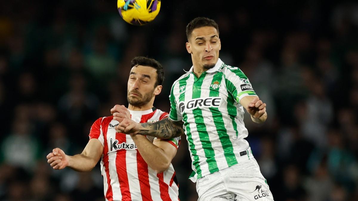 Antony, en el partido contra el Athletic Club