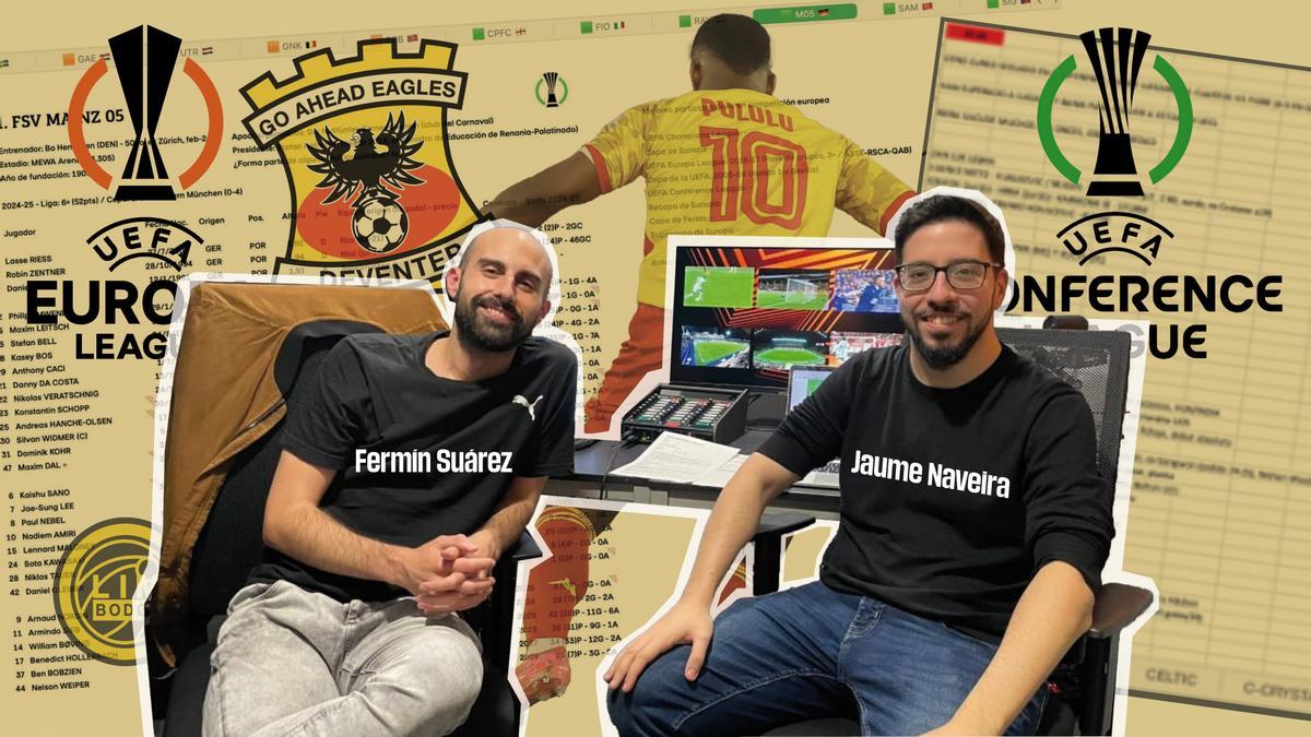 Fermín Suárez y Jaume Naveira, las voces del 'Multi Europa + Conference League'