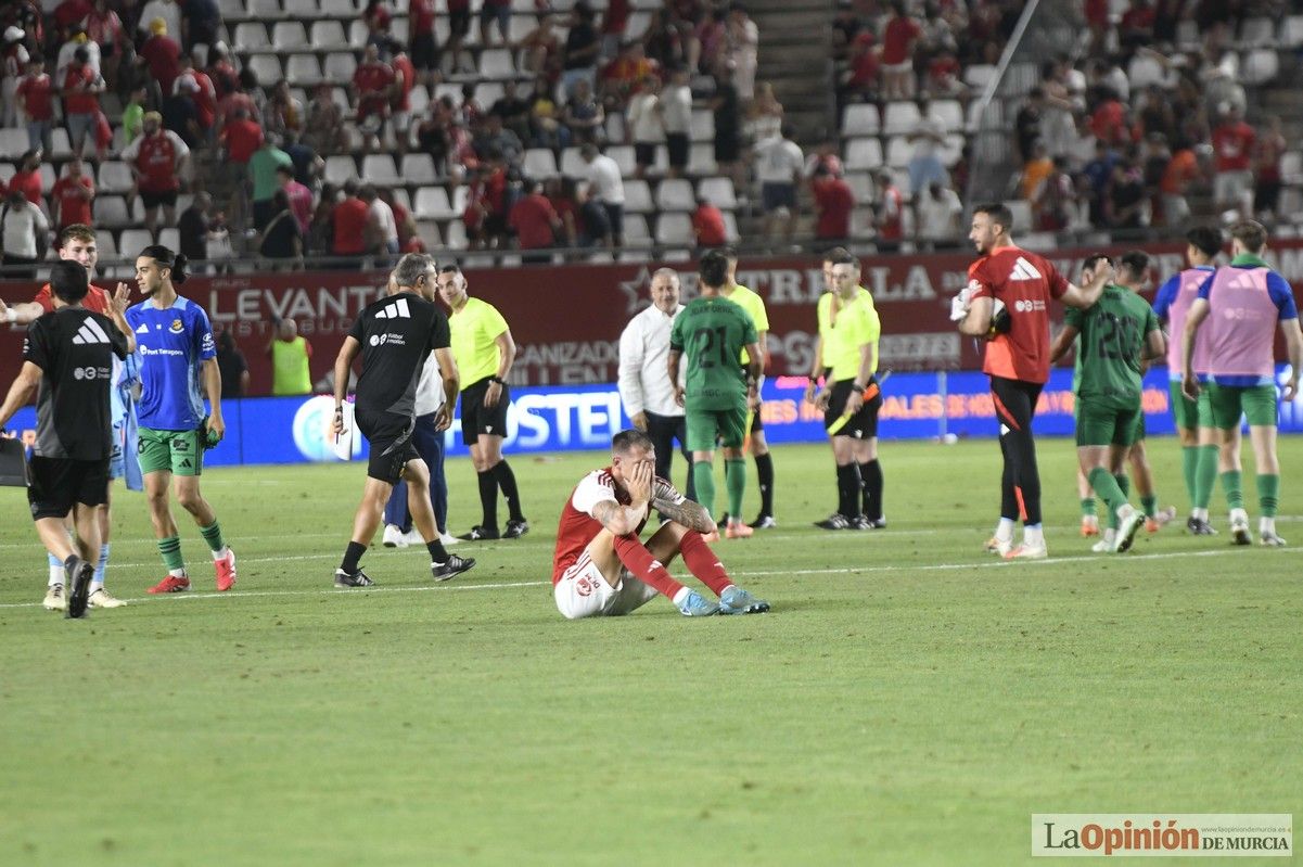Así fue el encuentro del play off del Real Murcia y el Nástic en la lucha por el ascenso