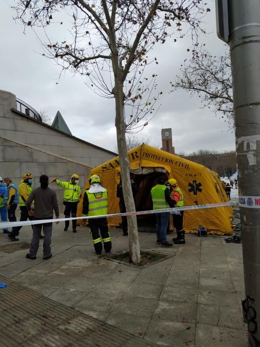 Varios muertos en una gran explosión en Madrid