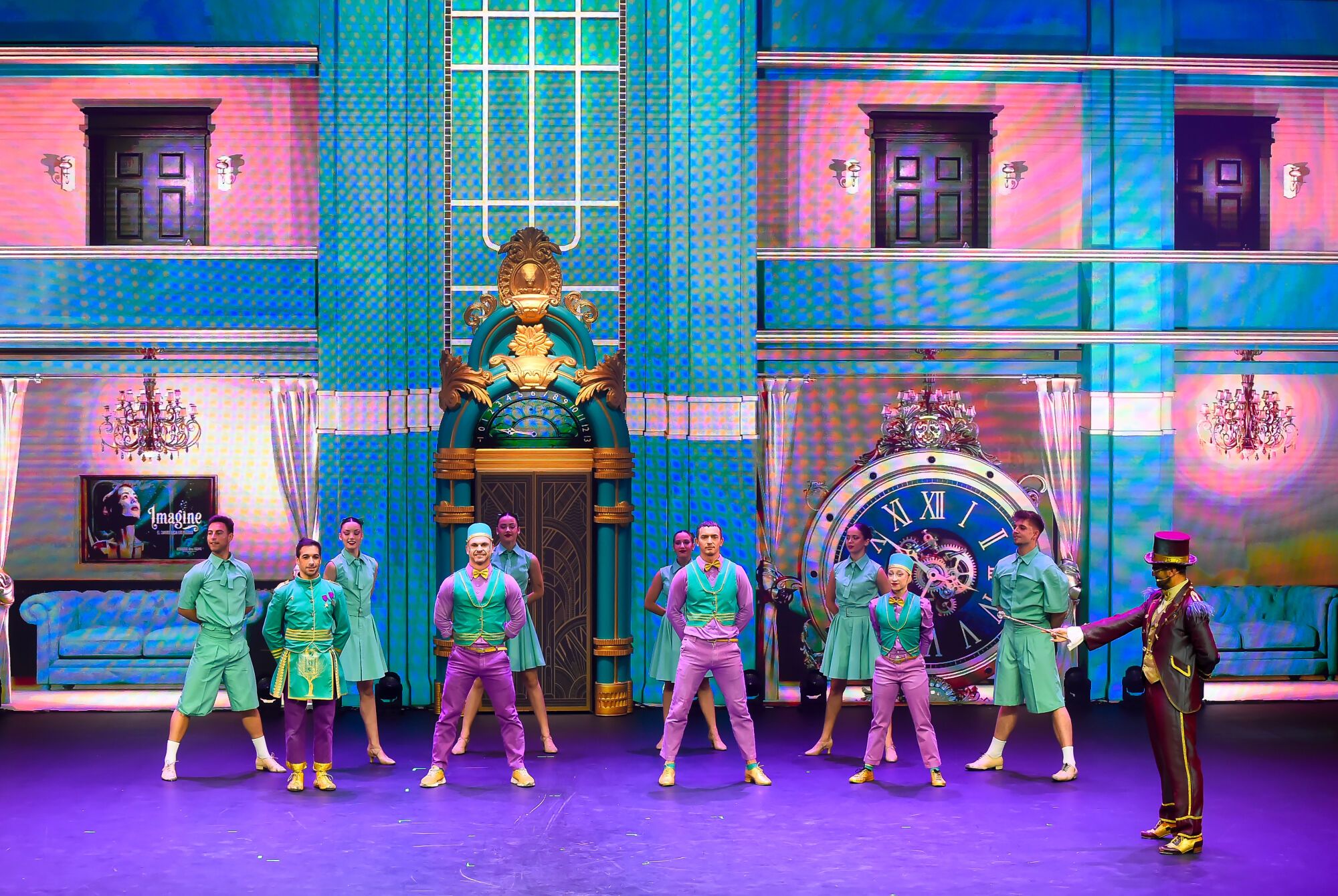 Pase a los medios de presentación del espectáculo de circo 'Imagine'
