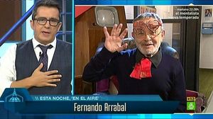 Fernando Arrabal va visitar Buenafuente (‘En el aire’, La Sexta).