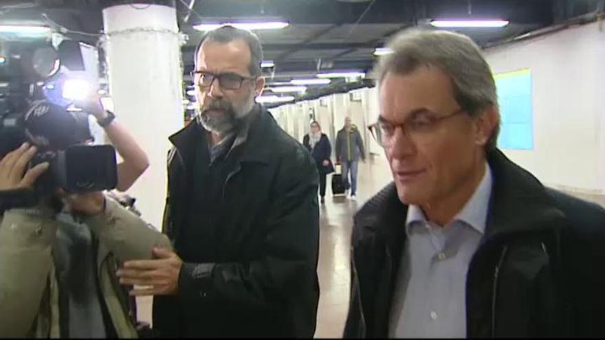 Artur Mas llega a Bruselas para reunirse con Puigdemont