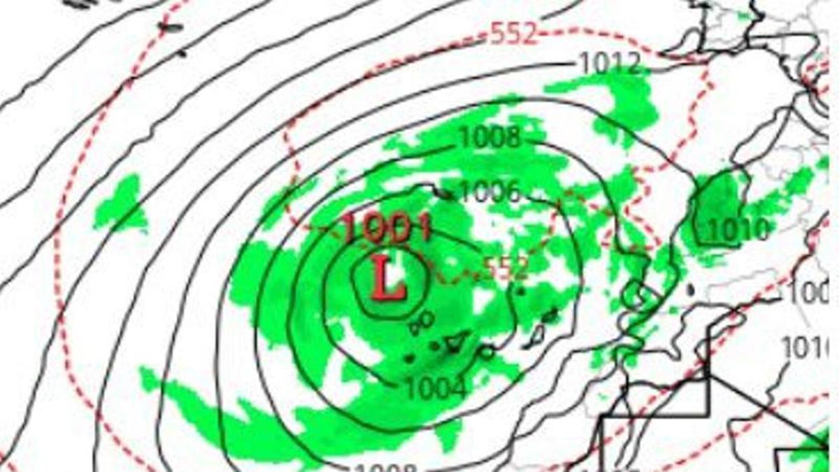 Rescate en el Guiniguada por la borrasca Therese