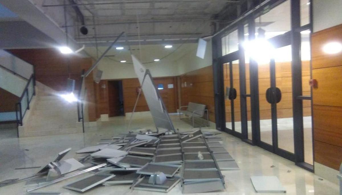 El tornado de Dénia también causa graves destrozos en el CDT