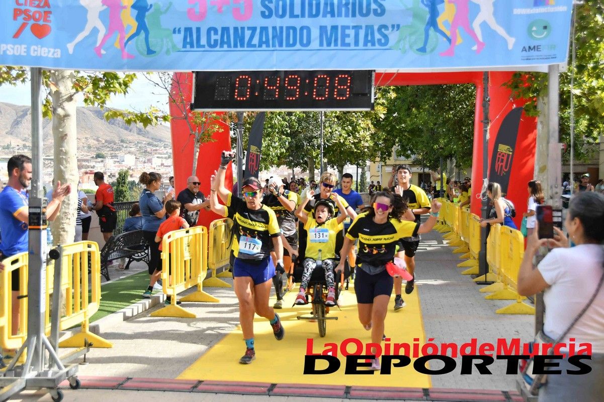 La carrera-Marcha Popular 5+5 Solidarios Alcanzando Metas, en imágenes
