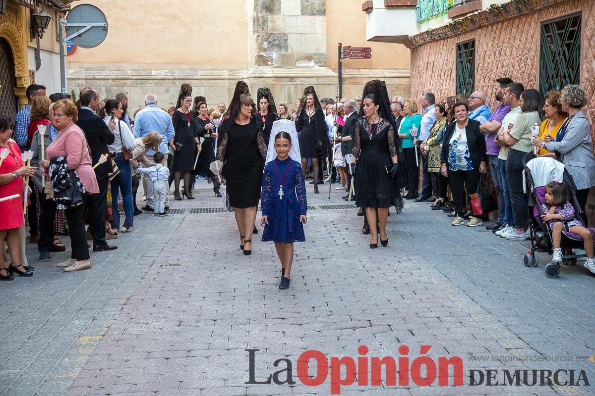 Procesión del Baño y parlamento en las Fiestas de Caravaca