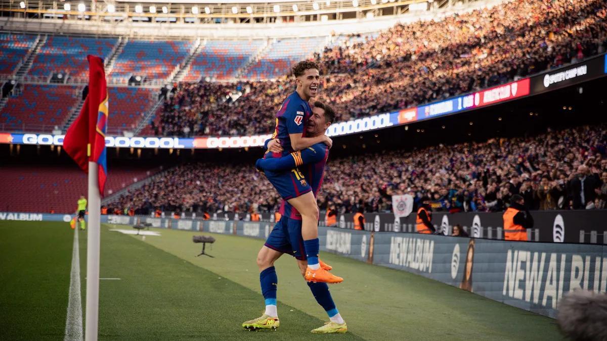 Barcelona, en su victoria contra el Athletic Club (4-0) de la Jornada 13 de LaLiga EA Sports