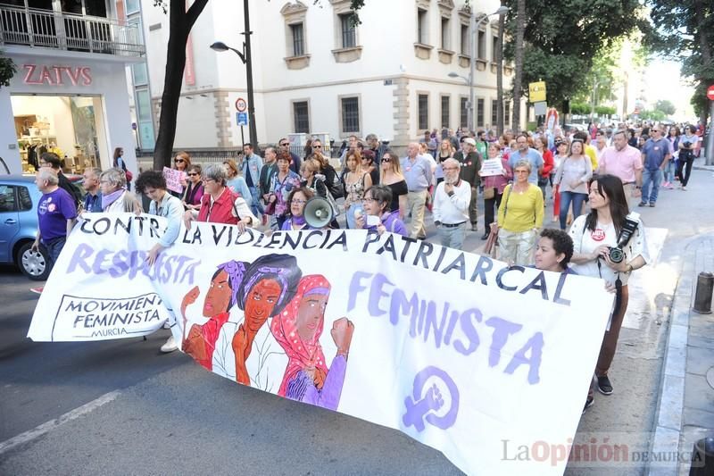 Manifestación contra la violencia patriarcal en Murcia