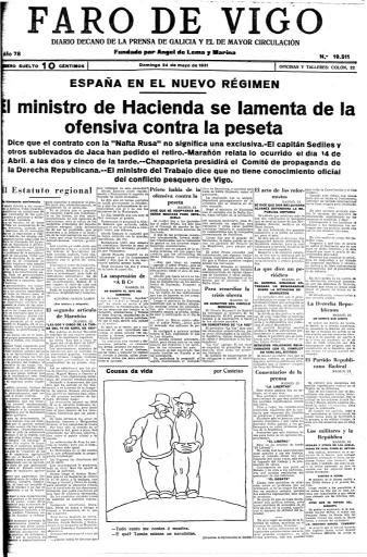 As «Cousas» de Castelao en Faro de Vigo