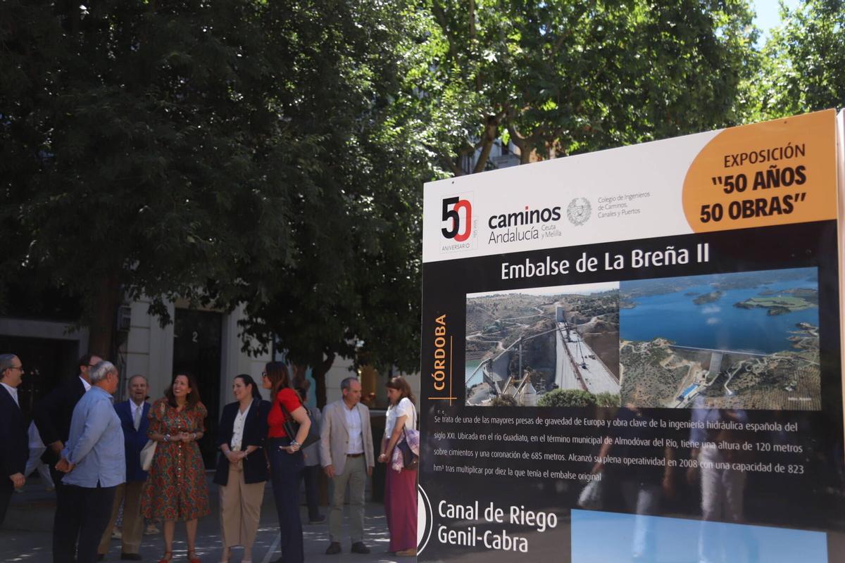 El Colegio de Ingenieros de Caminos inaugura una exposición en el Bulevar
