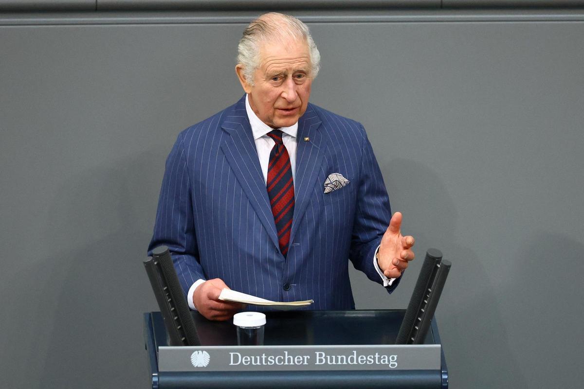Carlos III de Inglaterra inicia en Alemania su primer viaje oficial como rey