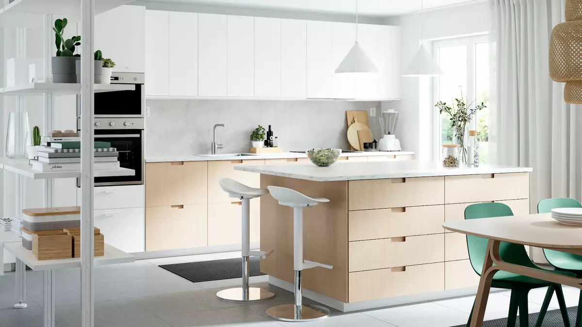 Cocina Ikea nórdica