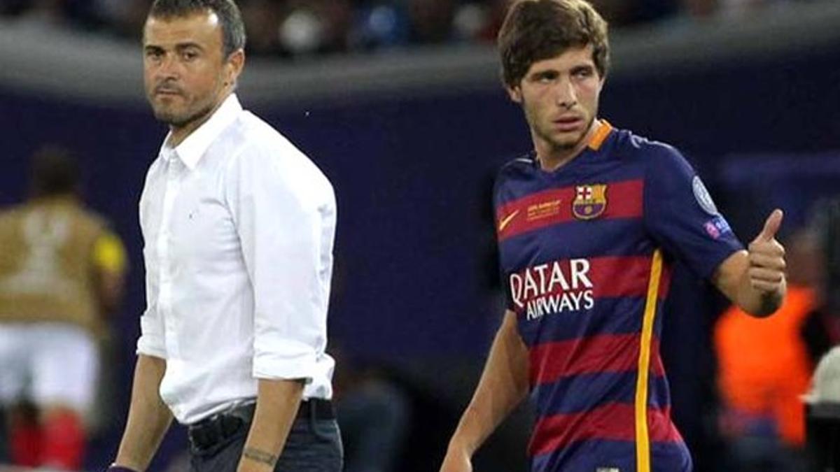 Sergi Roberto, un comodín para Luis Enrique