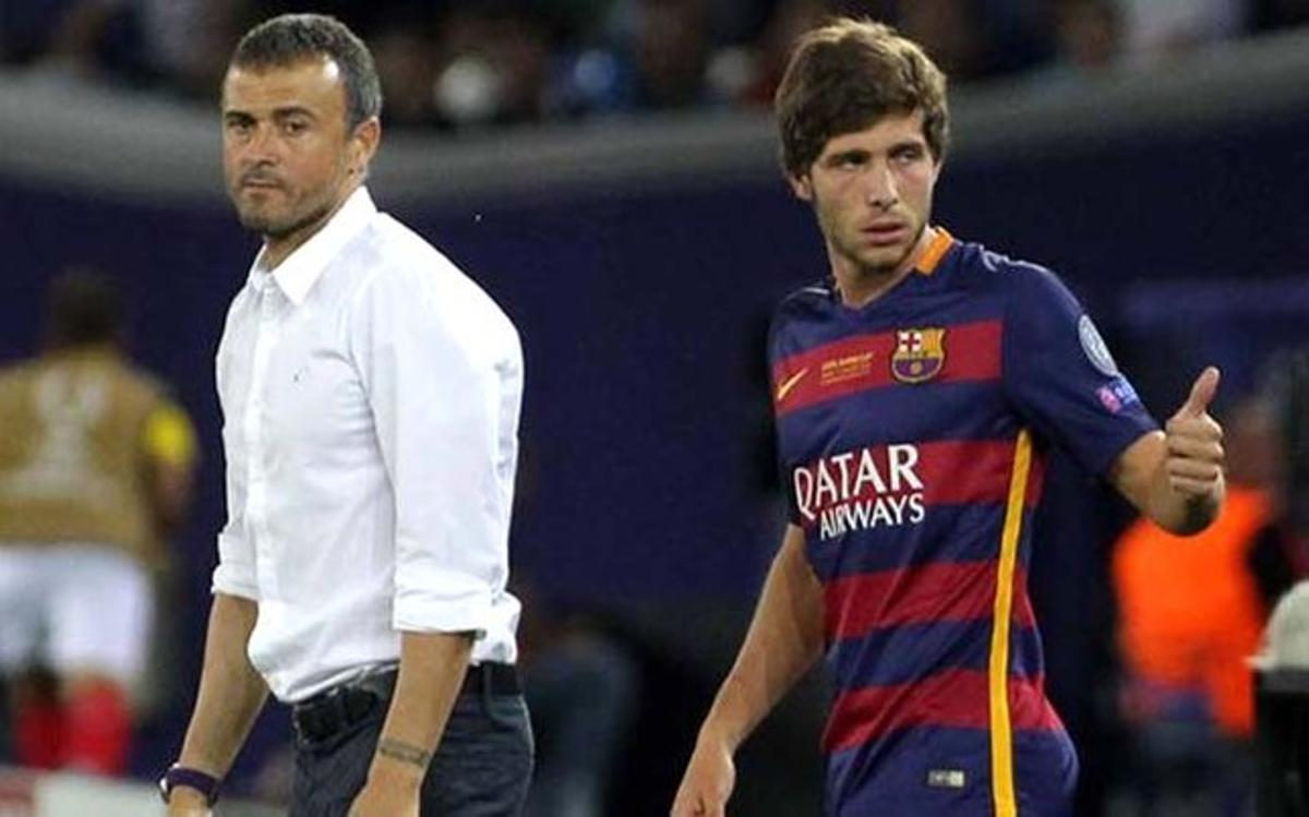 Sergi Roberto, un comodín para Luis Enrique