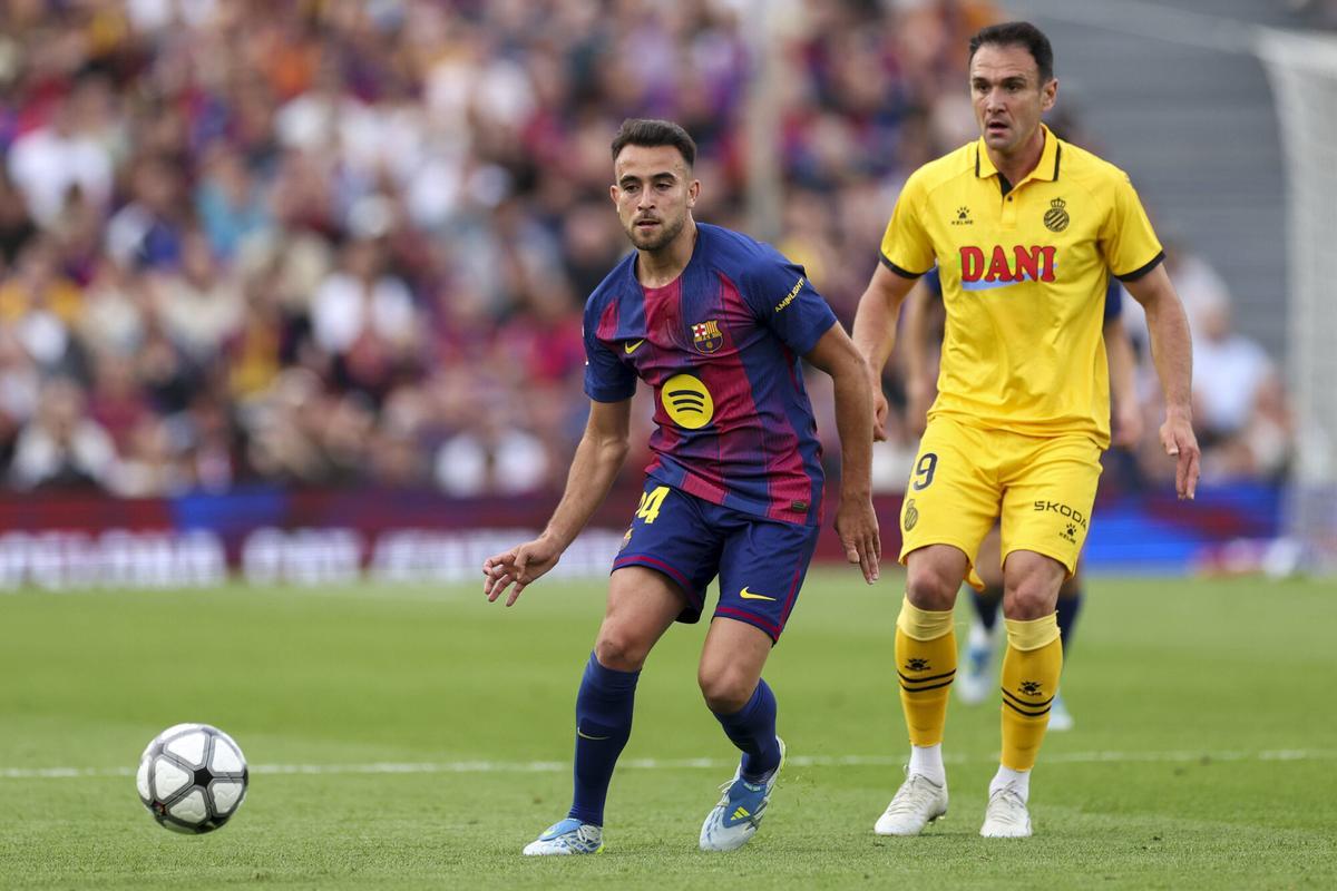 Eric Garcia, en un pasaje del encuentro.