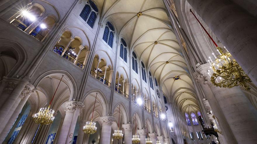 La reapertura de Notre Dame, en imágenes