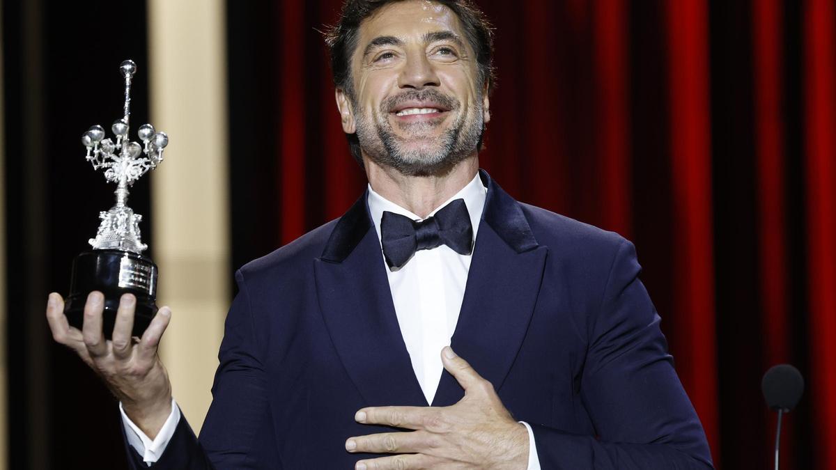 Penélope Cruz rompe a llorar ante la emotiva dedicatoria de Javier Bardem en el Festivan de San Sebastián