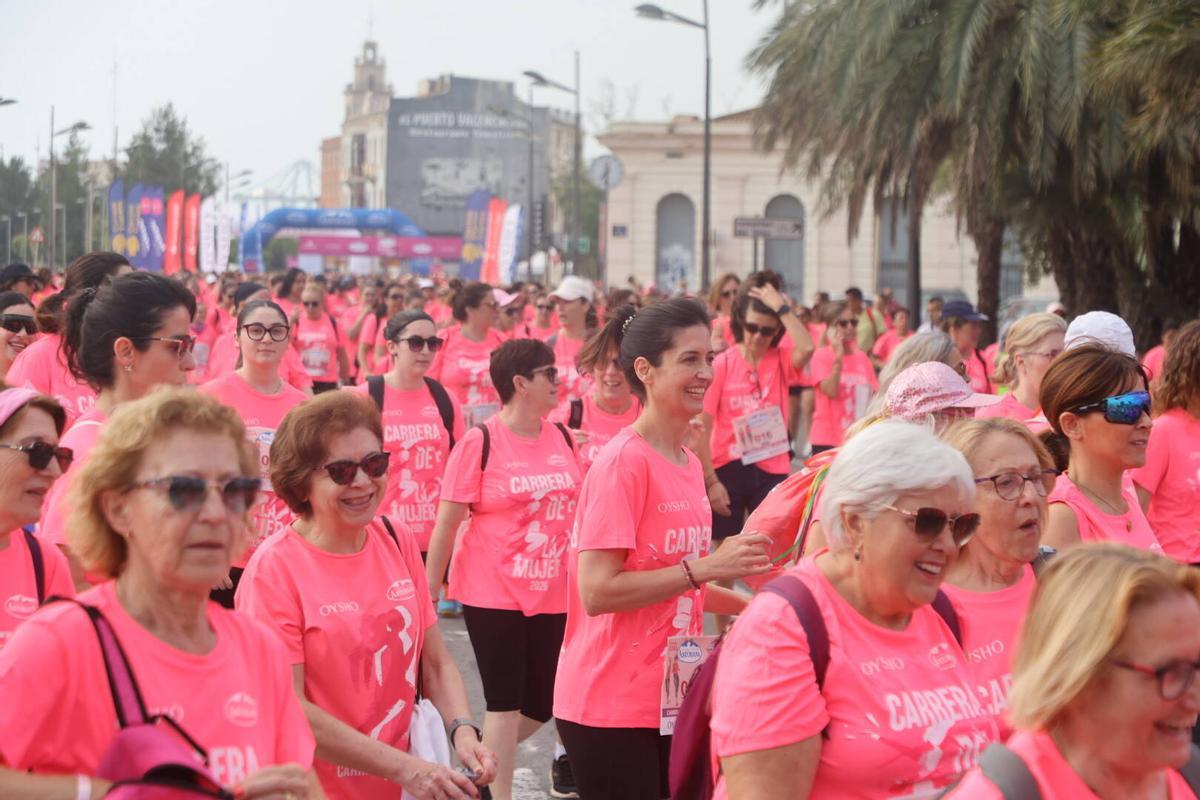 Miles de mujeres, en una carrera ya clásica en el calendario.