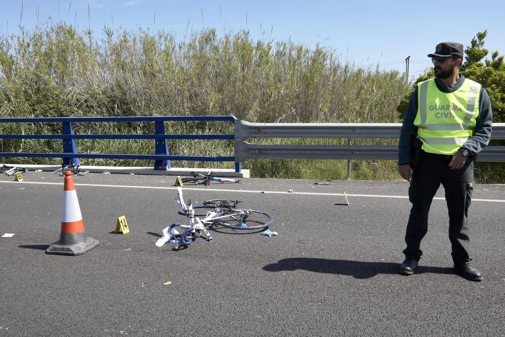 Una conductora ebria y drogada mata a dos ciclistas en Oliva