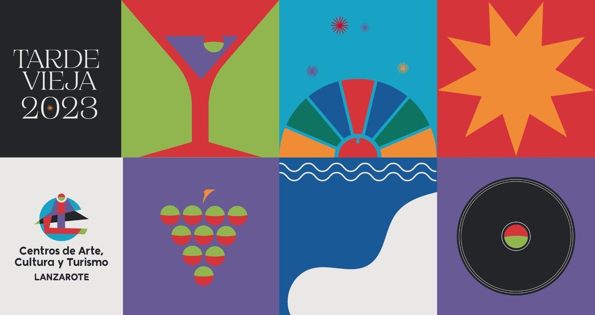 Cartel de la Tardevieja 2023 en El Almacén y el Islote de la Fermina.