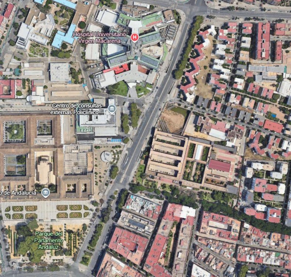 Calle San Juan de Ribera en la que cambiará el tráfico con un carril y un tramo restringido por las obras del Metro