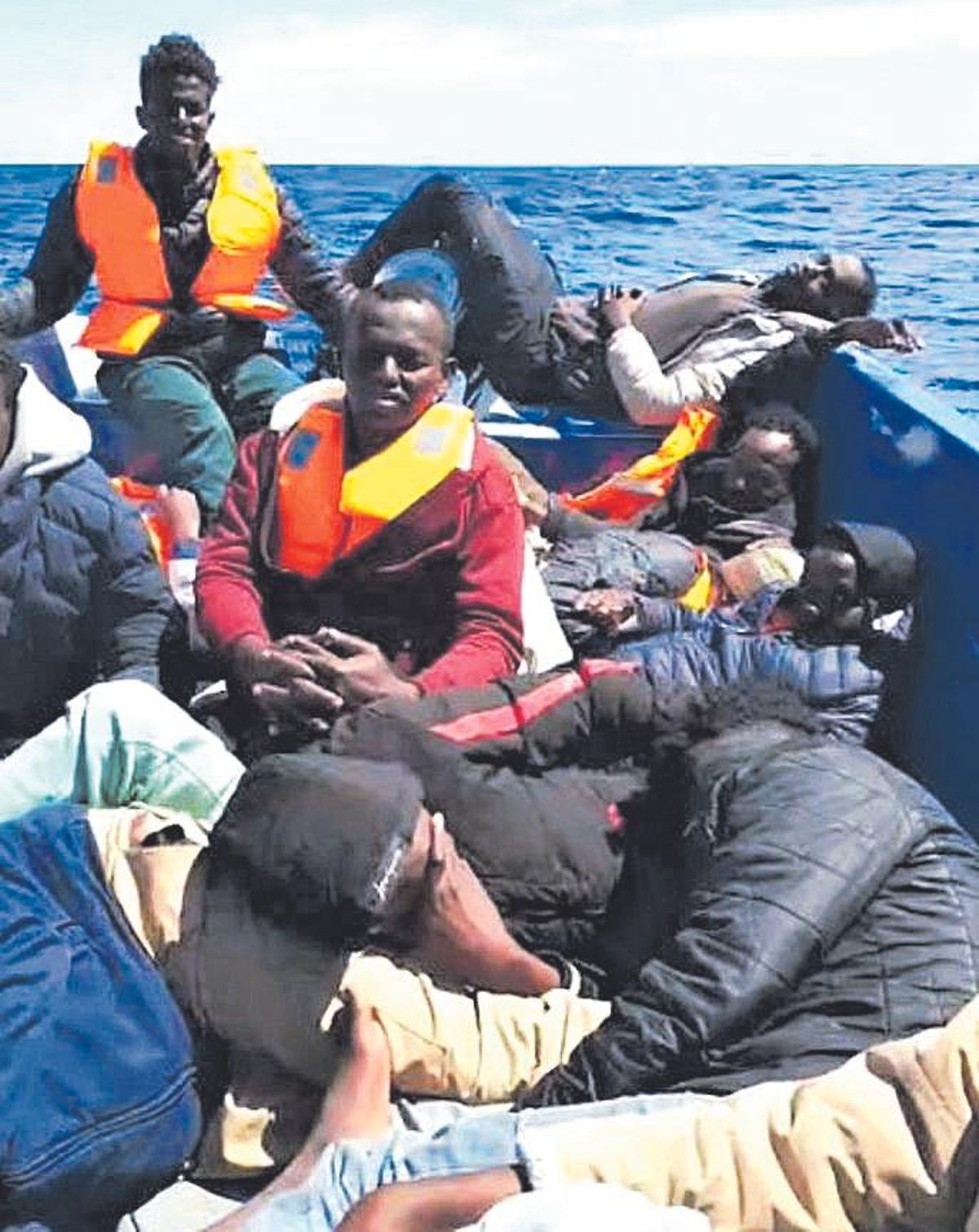 Migrantes somalíes de la patera que dejó varios cadáveres en Formentera.
