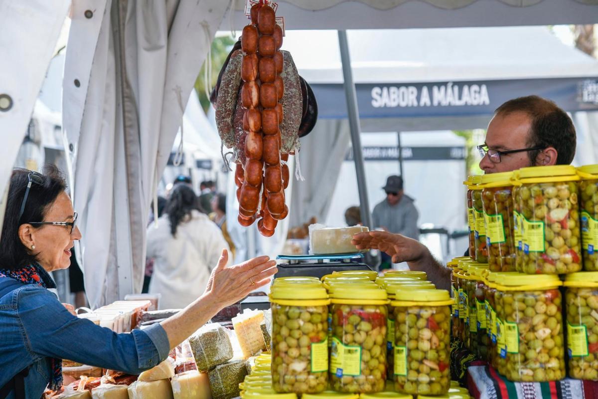 Ambiente en una edición anterior de la Feria Sabor a Málaga de Torremolinos
