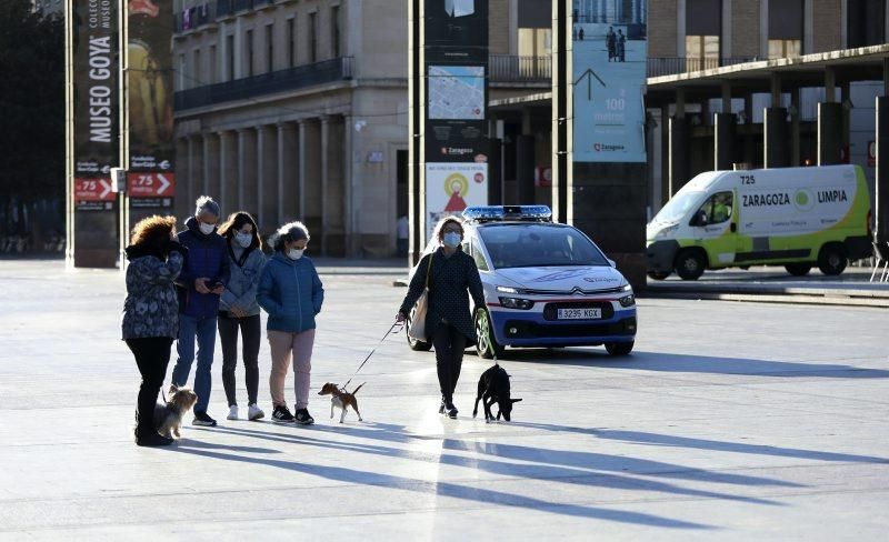 La basílica del Pilar recibe a los zaragozanos con aforo reducido y medidas de seguridad