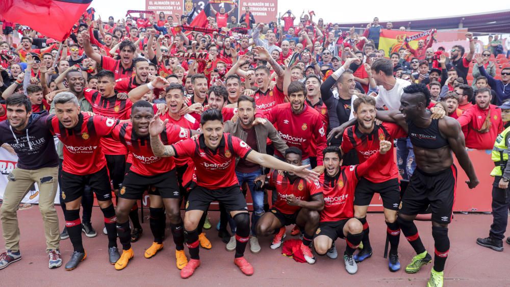 Así ha celebrado la afición el primer puesto del Mallorca