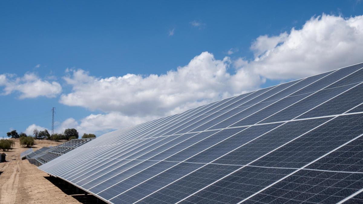 Imagen de archivo de una planta fotovoltaica.