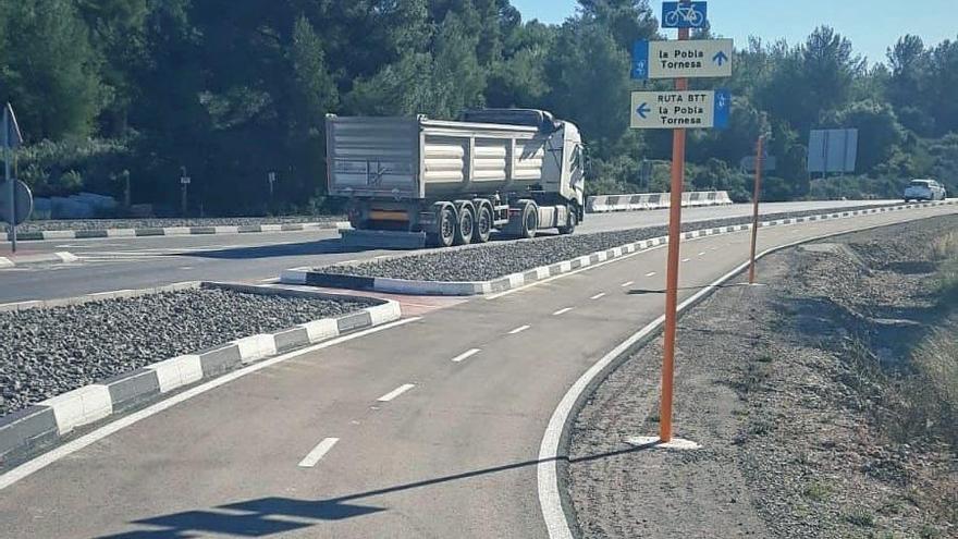 Construyen un carril bici para conectar Vilafamés con la Pobla Tornesa