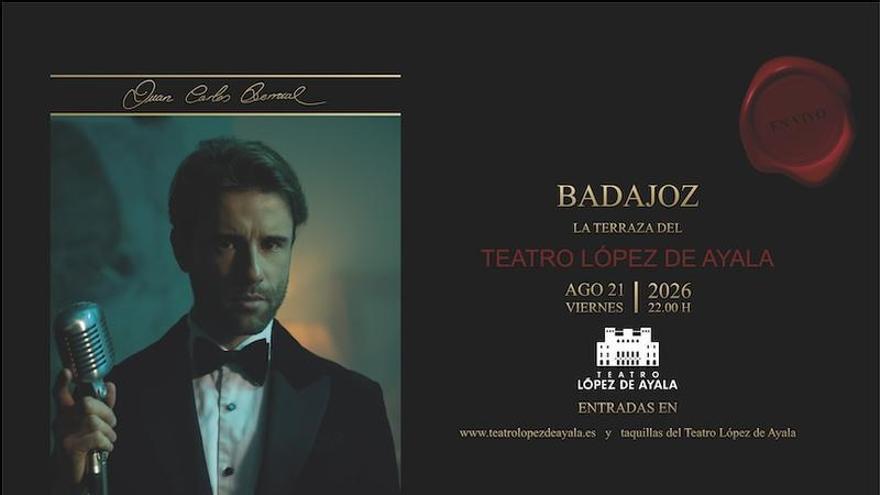 El cantante extremeño Juan Carlos Berrocal presenta 'Mi gran noche' en Badajoz