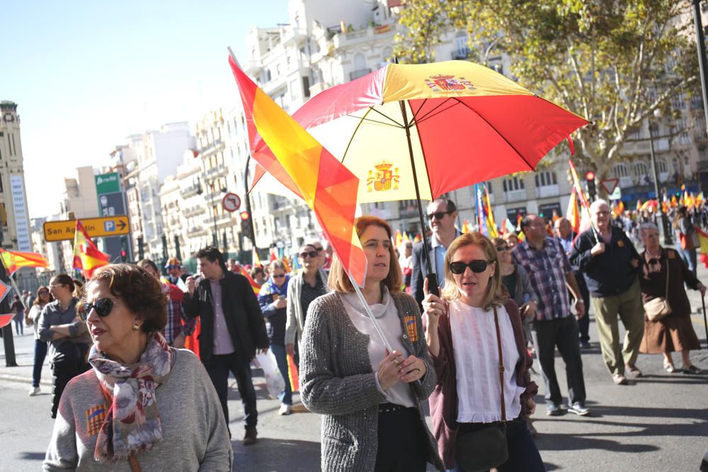 Manifiestación en València contra los 'països catalans'