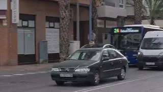 Problemas en el tráfico de Alicante en el primer día de cierre total por las Hogueras