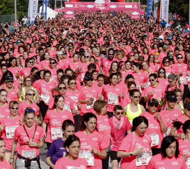 Carrera de la mujer 2018 en Gijón