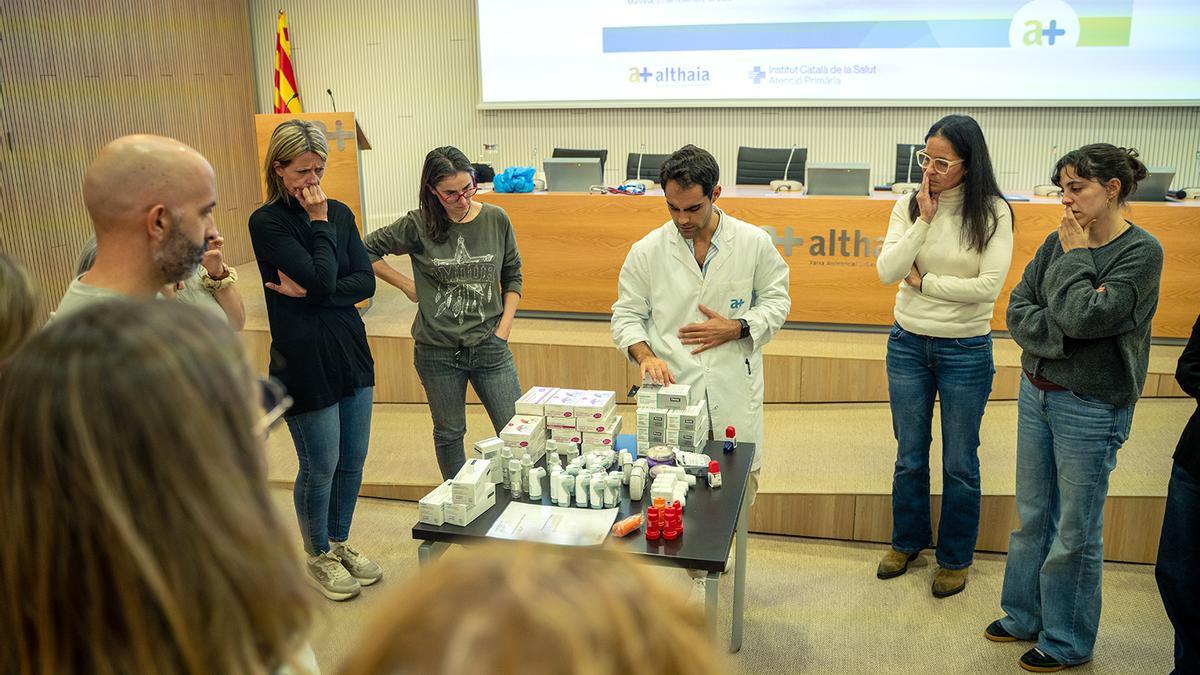 Un dels tallers que es van celebrar durant les jornades