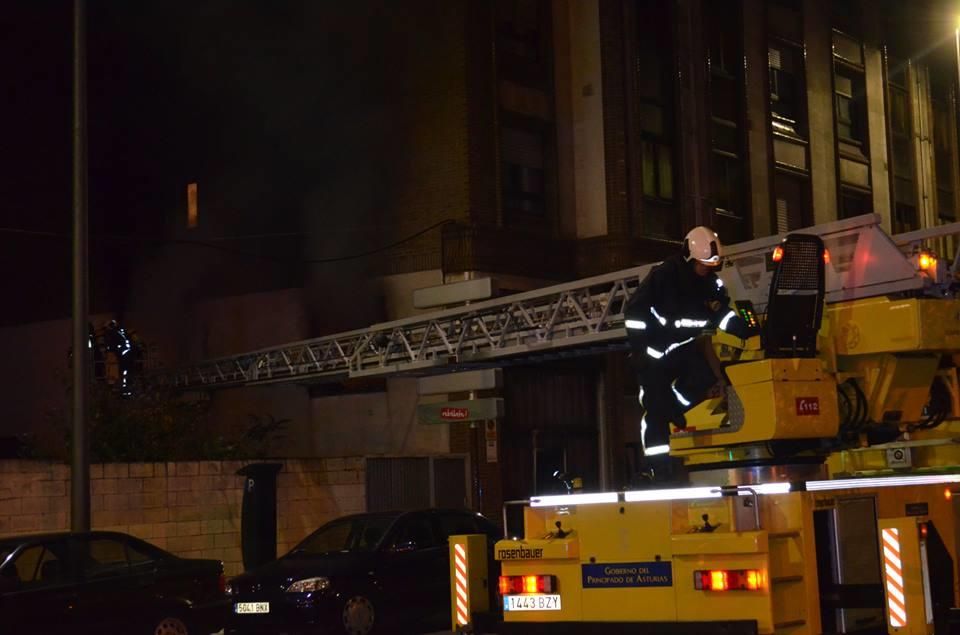 Incendio en la calle Cervantes