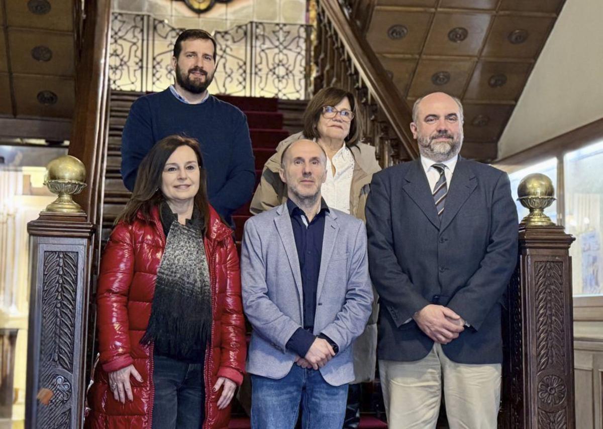 Gonzalo Pérez Jácome y David Martínez, con la directiva de la CEO. | FDV