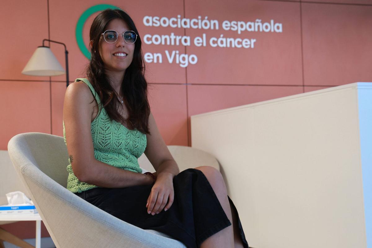Vigo. Ana Sánchez, psicóloga de la AECC