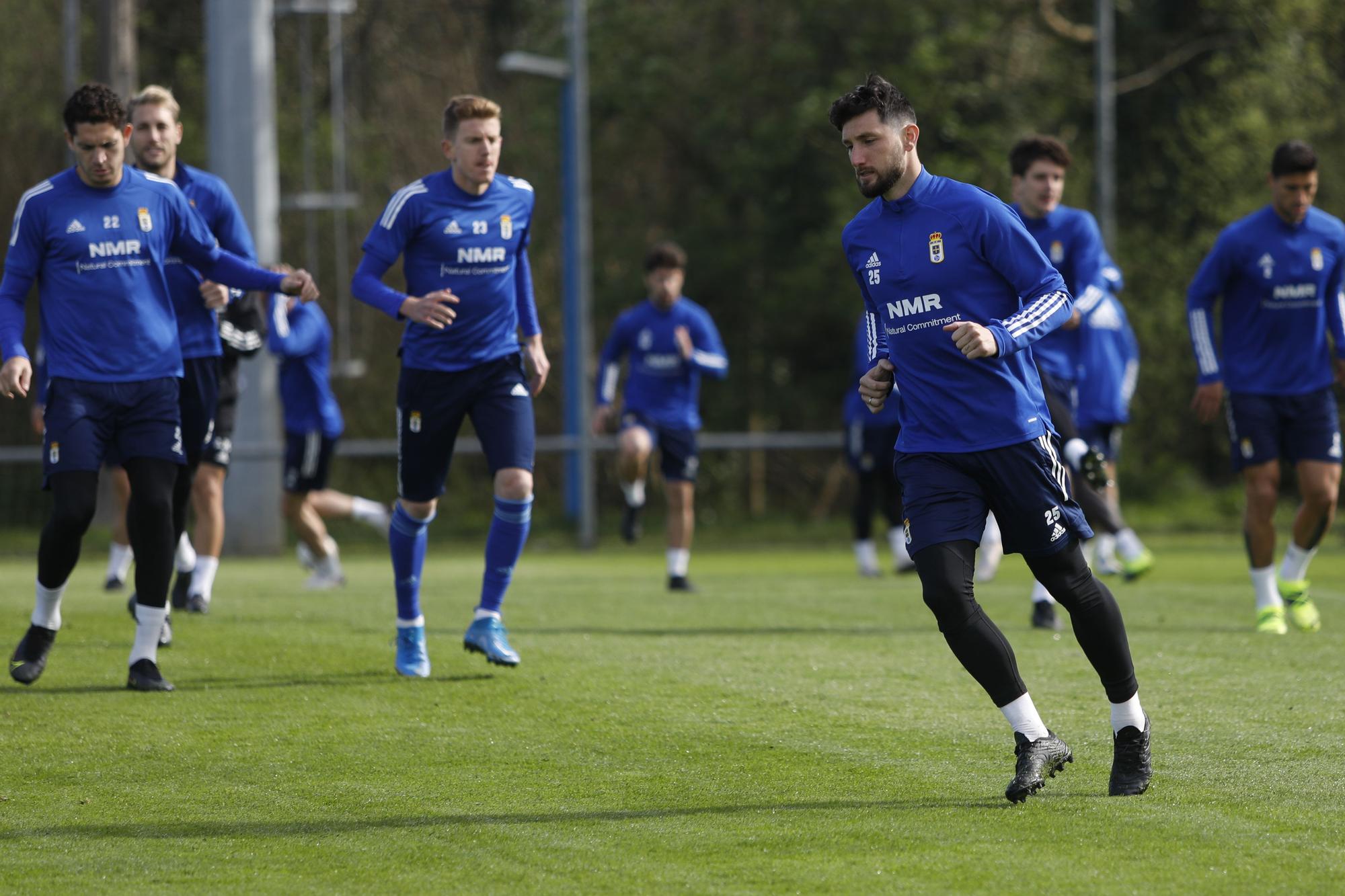 El entrenamiento del Oviedo